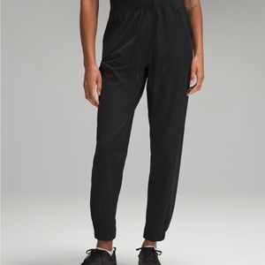 Black high wasted joggers